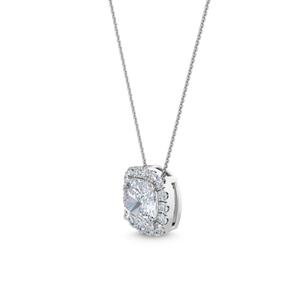 Pendentif en or jaune 18 carats avec diamant de laboratoire taille coussin de 1,05 carat, bijou élégant et raffiné, cadeau pour femme, collier - Product Image 4