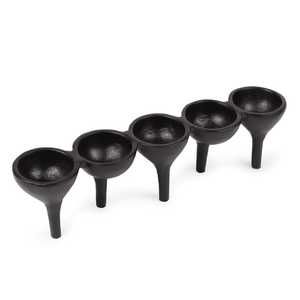 Ensemble de 5 bougeoirs en aluminium Harmony - Durables, résistants à la chaleur, faits à la main pour les activités religieuses et la décoration de la maison - Product Image 4