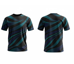 High Performance Sublimation T-Shirts Sweat Wicking Material | <b>Men</b> Women Youth Sizes | Lightweight Quick Dry Training Sportswear - Product Image 1