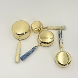 Cucharas y Tazas Medidoras de Acero Inoxidable, Cuchara para Granos de Café, Cuchara Medidora con Recubrimiento PVD Dorado, Herramienta y Accesorios de Bar, Precio Razonable - Product Image 5