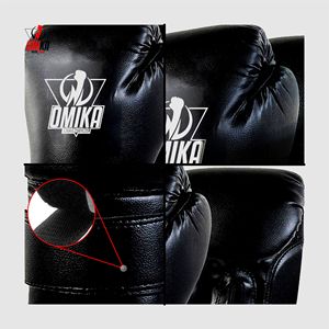 Custom OMIKA Lightweight Breathable Full Finger Boxing Gloves Premium Leather Unisex Professional Training Sparring for - Product Image 3