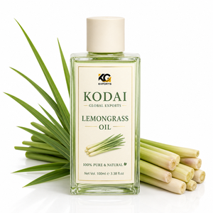Aceite Esencial de Limoncillo de Tamil Nadu 100% Puro y Natural de Primera Calidad, Destilado al Vapor, para Aromaterapia y Cuidado Facial, Kodai Global Export - Product Image 1