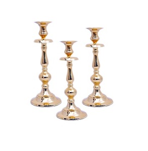 Handmade Aluminium Candlestick <b>Holder</b> <b>Hammered</b> Finish Eco-Friendly Heat-Resistant Decorative Stand for Christmas Easter Home - Product Image 6