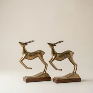 Juego de Esculturas de Jirafa en Latón Chapado en Oro, Figura de Animal Moderna para Decoración del Hogar, Pieza de Arte Hecha a Mano de Primera Calidad para Mesa, Regalo - Product Image 4