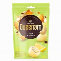 Collection de dragées pour confiseries HALAL 150G Yuzu, amandes et noix de cajou enrobées de chocolat, fournisseur mondial OEM/ODM, bon prix