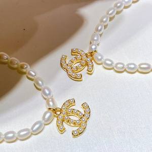 Collar de Cuentas de Agua Dulce de 4-5 mm para Mujer, Diseño de Nicho, Colgantes y Dijes de Moda para Joyería DIY o Venta al por Mayor - Product Image 2