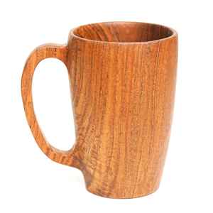 Fabrication indienne, tasse en bois écologique faite à la main, tasse à boire en bois naturel pour la maison, disponible au meilleur prix - Product Image 1