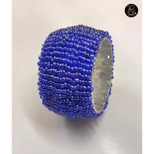 Handmade <b>Beaded</b> Napkin Rings <b>Set</b> Decorative Napkin Holder Dining Table Decor Wedding Party Accessories Home Decor Gift - Product Image 1
