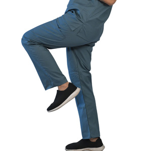 Uniformes Médicos de Tela Tejida Personalizados al por Mayor, Uniformes de Hospital Elásticos, Conjunto de Uniformes de Enfermería para Mujer - Product Image 4
