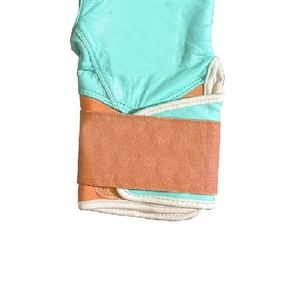 Gants de gardien de but professionnels en cuir et latex, à doigts entiers, avec sangle de poignet réglable, respirants, tailles personnalisables - Product Image 5