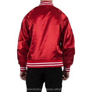 แจ็กเก็ตซาตินสำหรับผู้ชายเสื้อแจ็กเก็ตผ้าซาตินปักลายออกแบบได้ตามต้องการ - Product Image 3