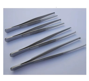 Pinces vétérinaires pour la manipulation des tissus, en acier inoxydable, équipement chirurgical, pinces à pouce vétérinaires - Product Image 5