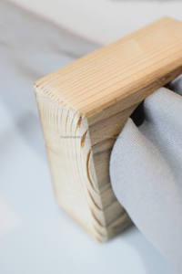 Servilleteros de bambú ecológicos para cenas temáticas naturales, mesas de boda y uso diario de arreglos de mesa - Product Image 6