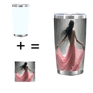 20oz Stainless Steel Tumbler Double Wall Sublimation Ready Blank <b>Cup</b> For Customization - Product Image 1
