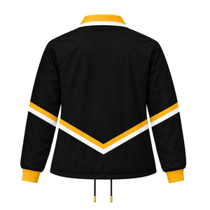 เสื้อแจ็คเก็ตสตรี Sigma Gamma Rho Crossing Line สำหรับชมรมนักศึกษากรีก พร้อมโลโก้สั่งทำพิเศษ ซิปหน้า กันลม เสื้อคลุมกีฬา ขายส่งจำนวนมาก - Product Image 2
