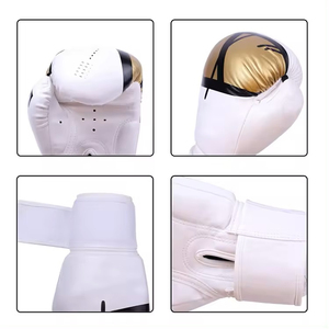 Guantes de Boxeo Profesionales MMA 10oz/12oz/14oz/16oz de Cuero Vacuno Rojos Personalizados con Logotipo, Cómodos Guantes de MMA Profesionales - Product Image 5