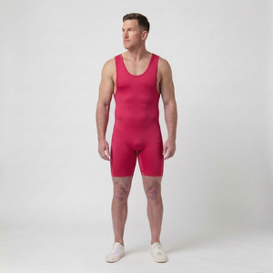 Custom Polyester Plus Size Short Wrestling Singlet Sublimation Anti-Bacterial Seamless Quick Dry Breathable <b>Adjustable</b> <b>Strap</b> - Product Image 1