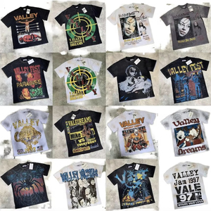เสื้อยืดลายกราฟิกวินเทจขายส่ง แบบยูนิเซ็กซ์ พิมพ์ลายคำคมตลก ผ้าฝ้ายลำลอง ทรงโอเวอร์ไซส์ สตรีทแวร์ แฟชั่นคุณภาพสูง - Product Image 5