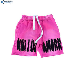 Pantalones Cortos de Forro Polar Tejidos a Medida, Transpirables, Ecológicos, con Cierre de Cordón, Venta al por Mayor, Tela Suave, OEM, Marca Privada - Product Image 4