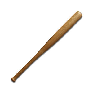 Fabrication de bâtons de baseball en bois composite peint (frêne et érable) personnalisables pour les jeux d'intérieur et le softball - Product Image 2