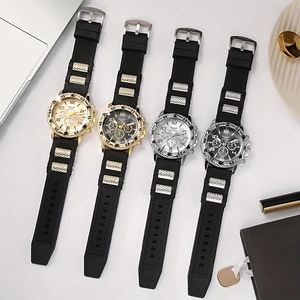 Fashion Mens <b>Watches</b> Luxury Silicone Quartz <b>Watches</b> for Man 7239 - Product Image 6