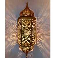 Applique Murale de Luxe Art Déco Faite à la Main en Fonte, pour Salon, Chambre, Mosquée, Hôtel - Idéale pour Mariage, Anniversaire, Pâques, Diwali