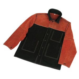 Vêtements de sécurité pour travaux lourds en gros, veste de protection individuelle en cuir de vachette résistant au feu pour le corps - Product Image 4