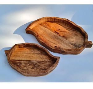 Hot Selling Server Platter Decorative Wooden Serving Platter for Home Kitchen Restaurant Hotel Salad Decorative Bowl In Sale - Product Image 1