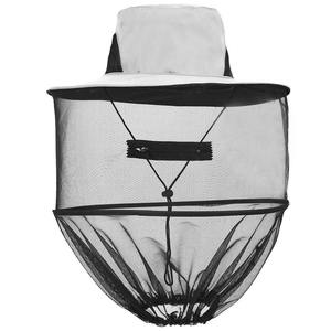 Voile de tête d'apiculteur anti-piqûres ventilé, protection faciale pour l'apiculture, en tissu maillé de coton aéré - Product Image 1