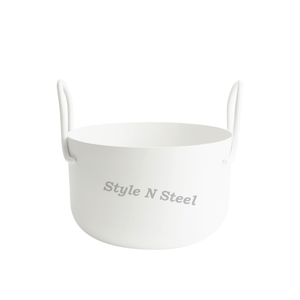 Jardinière Moderne Classique Polyvalente en Fer Thermolaqué Durable pour Intérieur et Extérieur avec Drainage - Product Image 2