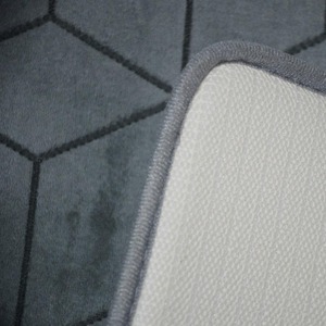 Tapis de bain 100% coton, blanc, personnalisé, type serviette d'hôtel, haute absorption d'eau, séchage rapide, doux pour la peau - Product Image 2