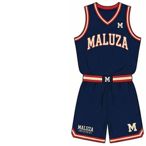 Uniforme de baloncesto de élite, pantalones cortos de malla transpirable, ropa deportiva profesional para equipos, diseño para cancha urbana, MALUZA INDUSTRIES - Product Image 2