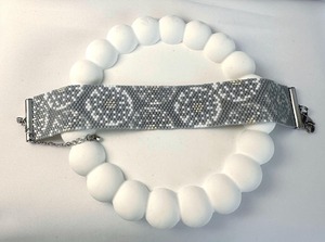 Bracelet perlé aux tons terreux, couleur naturelle, finition lisse, article de gros personnalisé en usine - Product Image 4