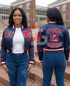 AKA premium varsity style college pink vintage lady crops and sorority Satin Bomber Jacket Greek Letters Windproof womens jacket - Product Image 6