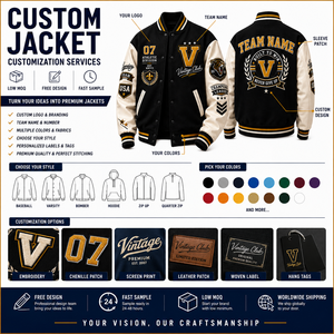 Custom Varsity <b>Jacket</b> Embroidered Letterman <b>Jacket</b> Baseball Bomber <b>Jacket</b> OEM ODM Private Label Team School College Uniform - Product Image 3