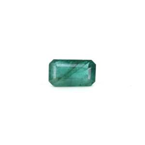 Handcrafted 5.8 Carat Natural Zambian Emerald Loose Gemstone Emerald Cut 8x10mm for Fine Jewelry - Product Image 1