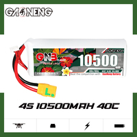 Batterie Lipo haute capacité GAONENG GNB 10500mAh 4S 14.8V 40C/80C XT150/XT90, batterie de drone longue portée, batterie FPV grande échelle