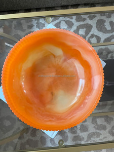 Style Natural Epoxy Resin Salad Server <b>Set</b> Food Salad <b>Mixing</b> Resin <b>Bowl</b> Customize Size Premium Quality Top Sale - Product Image 3