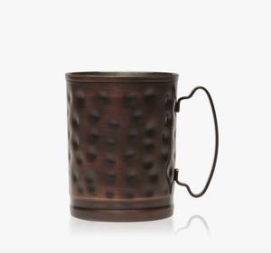Mug en cuivre rustique émoussé avec finition antique pour les boissons Moscow Mule - Product Image 1