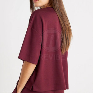 Nouveau T-shirt ample pour femme, design 2026, en toile de coton respirante, haute qualité, décontracté, idéal pour l'été, en promotion - Product Image 4