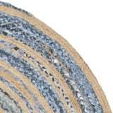 Tapis de couloir en jute brodé fait main de qualité supérieure, personnalisé, moderne, avec bordure à franges colorées, tissé à la machine, lavable, antidérapant - Product Image 2