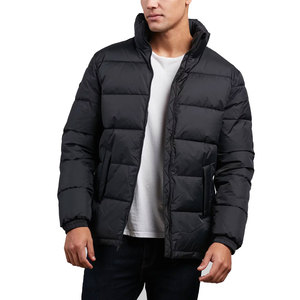 2025 New Style Men's High Street Puffer Jacket Hooded Collar Long Sleeve Zipper Factory Direct <b>Winter</b> <b>Coat</b> - Product Image 1