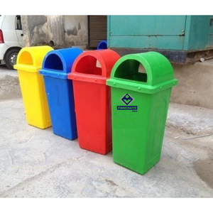 2026 Eco-Friendly Outdoor Wet-Dry Separation Induction <b>Sensor</b> Automatic Foot Pedal Plastic Garbage <b>Bin</b> - Product Image 3