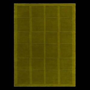 Modern Geometric Square Pattern Area Rug Irregular Hand Tufted Green Woolen Luxury Rug Living Room Bedroom Floor Carpet Decor - Product Image 2