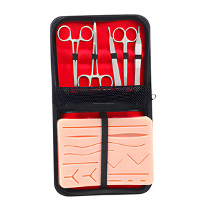 Kit de Práctica de Sutura con Almohadilla de Silicona, Instrumentos Quirúrgicos, Set de Entrenamiento de Sutura para Estudiantes de Medicina, Enfermería y Veterinaria - Product Image 3
