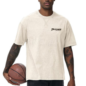 Camiseta Exclusiva con Lavado Ácido para Hombre, Estilo Urbano Moderno, Tela Premium, Cómoda, Informal y a la Moda - Product Image 4