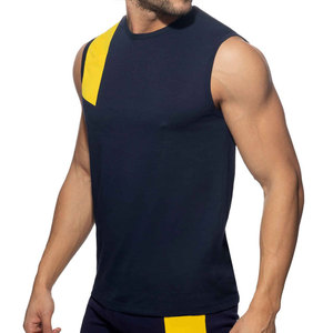 Chaleco Deportivo Ligero Liso al por Mayor para Hombre, Ropa de Gimnasio y Yoga, Camiseta sin Mangas Ajustada, Venta Caliente, Precio Bajo, Venta de Fábrica - Product Image 4