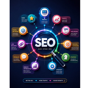 Obtenga una configuración de servicio SEO experta para un rápido crecimiento y visibilidad empresarial. Conecte-se directamente con el desarrollador. - Product Image 1