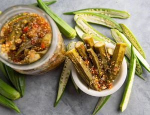 OEM WHOLESALE <b>Pickled</b> Okra 1kg Plastic Food <b>Jar</b> for Restaurant Catering and Retail - Product Image 2
