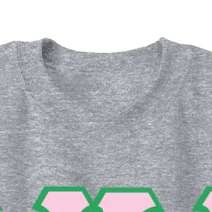 เสื้อสเวตเชิ้ตคอกลม Heather Grey AKA 3 ลายตัวอักษรกรีก เสื้อสเวตเชิ้ตผู้หญิงปักลายขนแกะ แขนยาว สวมใส่สบาย - Product Image 4